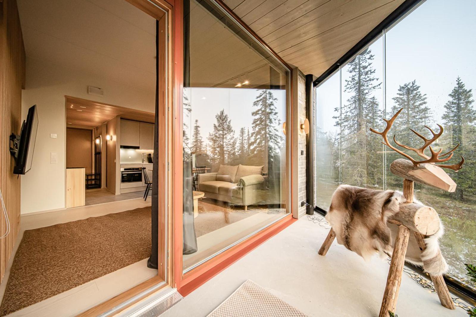 Beyond Gielas B5, Ski-in Ski-out With Mountain View Apartment Levi